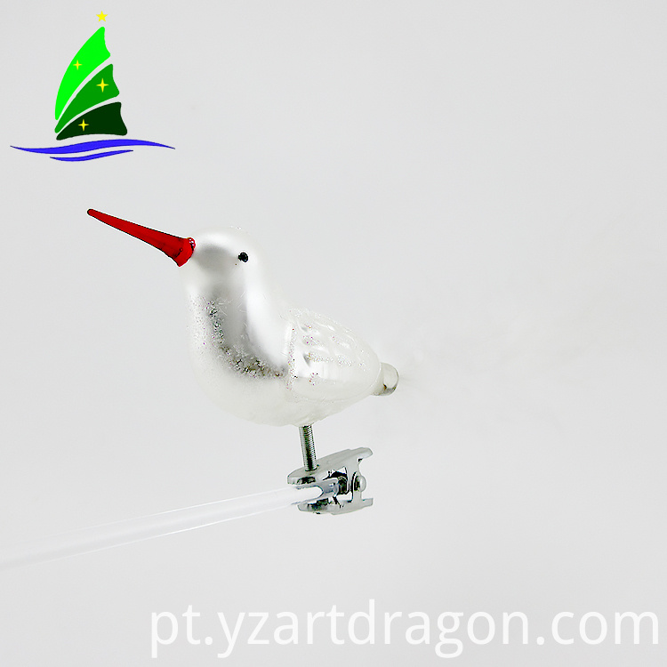 Ornamentos De Pássaro De Vidro Glass Bird Ornaments